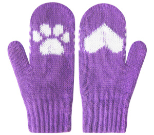 Варежки двойные Лапки