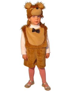 Медведь Мишутка (шапочка, шорты, жилетик) (ЛУЧШАЯ ЦЕНА)