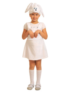 Зайка белая плюш (ЛУЧШАЯ ЦЕНА)