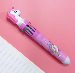 Разноцветная ручка 10 в 1 "Unicorn love"
