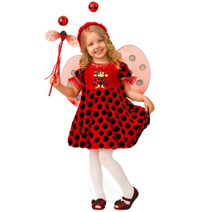 Божья коровка (платье,ободок-усики,набор) (ЛУЧШАЯ ЦЕНА)