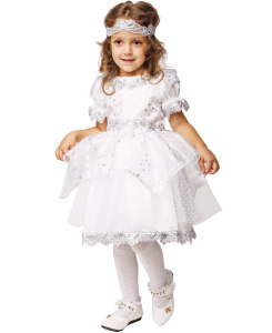 Снежинка (платье, повязка на голову)