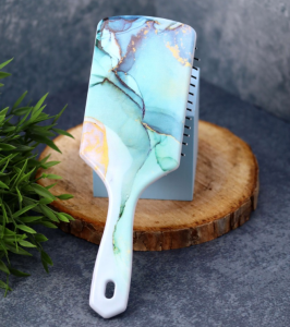 Расческа "Granite", marble blue