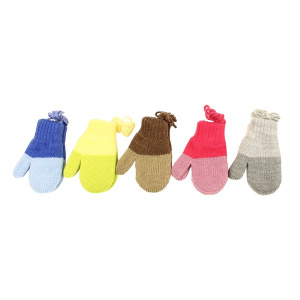 Варежки детские, двойные