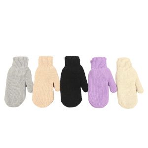 Варежки для девочки, двойные