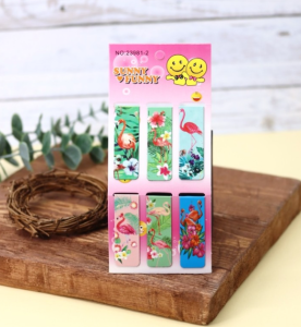 Магнитные закладки Фламинго, микс (6в1)