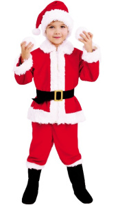 Санта Клаус (рубашка,брюки,ремень,колпак)