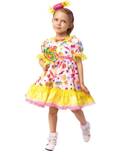 Конфетка (платье,ободок,леденец на )